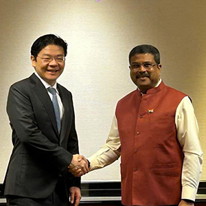 Union Minister of India Dharmendra Pradhan strengthens the educational and learning ties with Singapore on his three days visit
